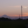 三日前の夕景富士＆今日の独り言