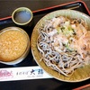 食べ応え抜群！越前おろし蕎麦をいただく。越前市今立地域にて。