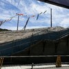 海がとっても青かった