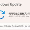 Windows 11 Insider Preview Build 25375 リリース