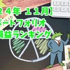 【２４年１１月度〆】毎月更新ポートフォリオ　通算損益ランキング