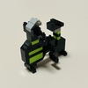 【100均ブロック】小さなLEGO風ブロック #142《Kids Block》トレーニングマシン - フィットネスバイク-