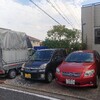 今日はホンダの軽トラックの荷台を