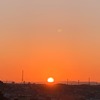 ２０２５年明けました　わが家から見た初日の出
