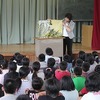 6年生学年読み聞かせ，ひまわり学級読み聞かせ