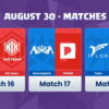 【クラロワリーグ2020】CRL East – Week3 Day2　結果一覧