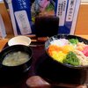 「すし誠別館梅庵（村上市）」の中落ち丼