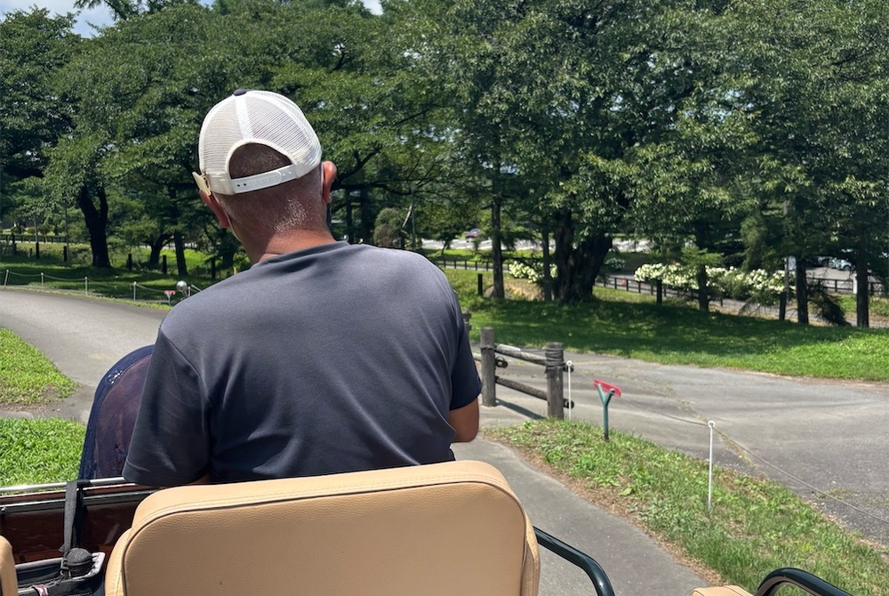 【伊香保グリーン牧場】馬車に乗る