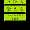 【伝える力】3秒で伝える