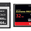 「カメラの○○ムラ」さんのがんばり！その3 ─ SONY XQDカード 64GB SanDisk CF 32GB ─