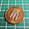 【ミニチュアフード】金属製のスプーン・フォーク・ナイフの作り方