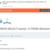 SQL injection attack, querying the database type and version on Oracle