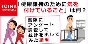 「健康維持のために気を付けていること」第1位は「食事内容」！1000人にアンケート調査してみた結果