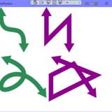 WPFで矢印ベジェ曲線できた