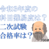 令和３年度一次試験統計発表　二次試験は激戦？　