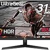 LG ゲーミングモニター UltraGear 32GN600-BAJP 31.5インチ/WQHD/VA非光沢/165Hz/HDR/FreeSync Premium/1ms MBR/HDMI×2,DisplayPort