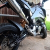 GROM125のブレーキキャリパーをメンテ。リア編