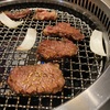 神田ランチ　昼から分厚いハラミ肉を焼きまくる