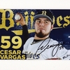 Cesar Vargas セサル・バルガス(オリックスバファローズ)  直筆サイン入り写真  signed photo WBC メキシコ代表 茨城アストロプラネッツ