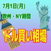【7/1欧州&NY時間】G20でリスクオン！ドル買いトレンドとなるか！？