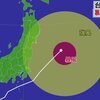 台風22号 北北東に進み温帯低気圧へ