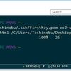 AWSの仮想マシンにSCPコマンドで接続 