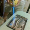 イサキ５匹の釣果が届く焼き刺身