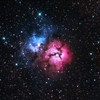 Ｍ１６とＭ２０：へび座といて座の散光星雲