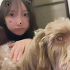 薮下楓ちゃん愛犬ポパイと２ショット～☆