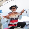 6月5日　　換装後　23回目の釣行　　KOBA氏　54cmの真鯛・30cmオーバの真鯛　　私40cmオーバーマゴチ。