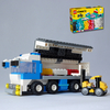 レゴ：ウイングボディトラックとフォークリフトセットの作り方 LEGOクラシック11036だけで作ったよ (オリジナル説明書) はたらく車