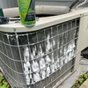 室外機クリーニング完了。ミシガンの夏よ、いつでもカモン！