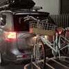 夜の習い事送迎にヒッチキャリア活躍中！買って良かったThule EasyBase 949