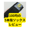 100均5本指ソックス【レビュー】