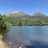 道東三山、三日目。風強し、ロープを伝って歩く　【雌阿寒岳】