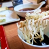 布恒更科@大森海岸（季節の変わり蕎麦（桜の葉切り） & 稚鮎天）