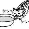 離乳食を食べていた子猫のニャミちゃん