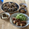 ６月８日の飯。大量のマテ貝。