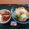 はなまる　鶏の唐揚げ丼　明太おろししょうゆ　セット