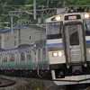 朝里でキハ201系ニセコライナーを撮る　2023夏 北海道遠征⑧