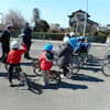 ３２区の自転車教室です