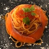 宇都宮　kitchen threePeace93-5　サーモンとイクラのトマトクリームパスタ