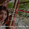 632食目「がたんごとん トロッコ列車に乗ってみた」京都駅→馬堀駅→嵐山駅→御髪神社→竹林→渡月橋→嵐山→嵐電→京都駅＠京都その⑧