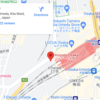 Location of The Fountain Boy Monument at Osaka Station