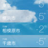 相模原ー2℃、東京・横浜は5℃。この違いは…