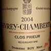 Gevrey Chambertin Clos Prieur Domaine Roy Marc 2004