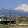 富士山と185系踊り子を撮影～大場付近にて_19/03/20