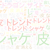 　Twitterキーワード[シャケ皮]　01/25_17:01から60分のつぶやき雲