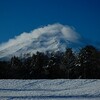 富士山は荒れ模様