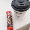 m&mとホット珈琲